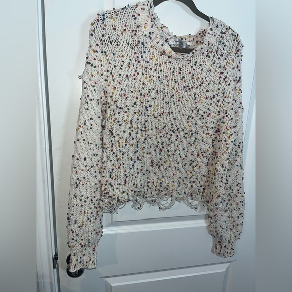 Funkitribe Women´s Cropped Sweater Med-Large White...